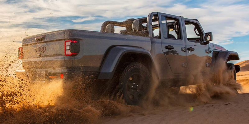 2026 Jeep Gladiator showing it's off-road capabilities