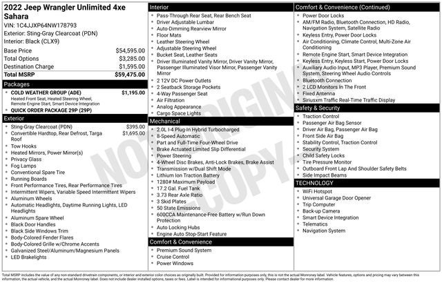 2022 Jeep Wrangler Unlimited Sahara 4xe