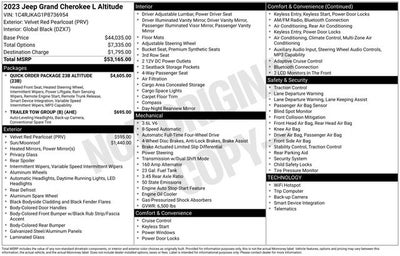 2023 Jeep Grand Cherokee L Altitude