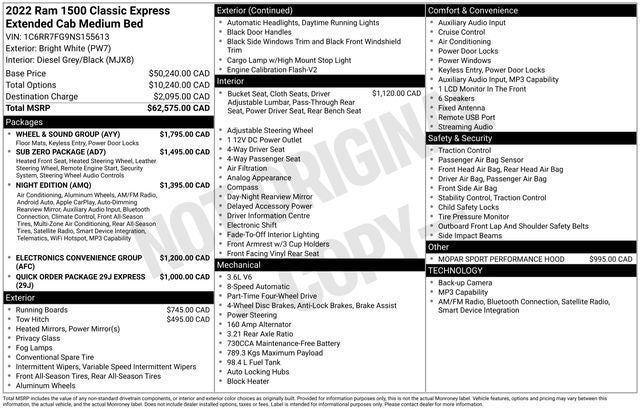 2022 RAM 1500 Classic Tradesman