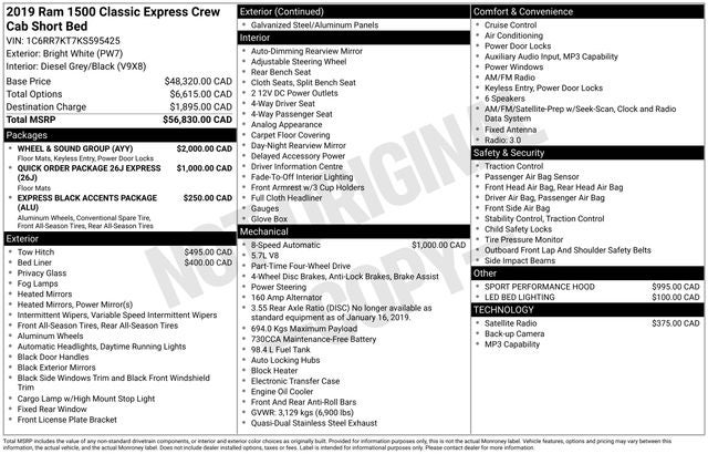 2019 RAM 1500 Classic ST