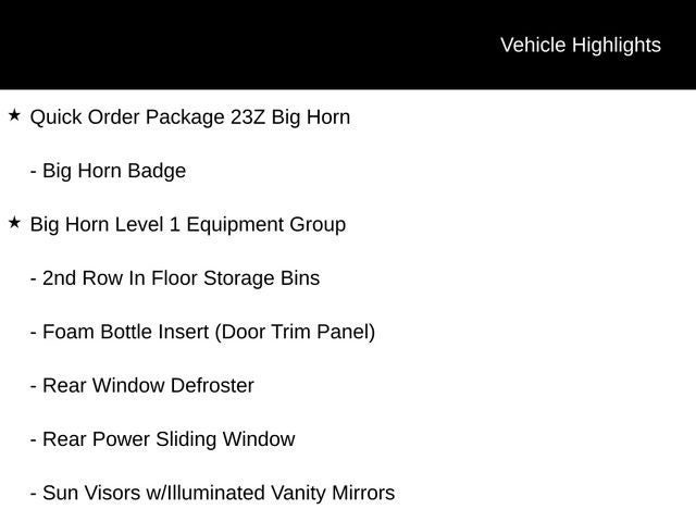 2021 RAM 1500 Big Horn