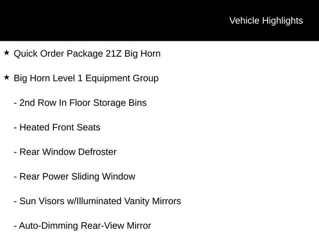 2025 RAM Ram 1500 RAM 1500 BIG HORN CREW CAB 4X4 5'7' BOX