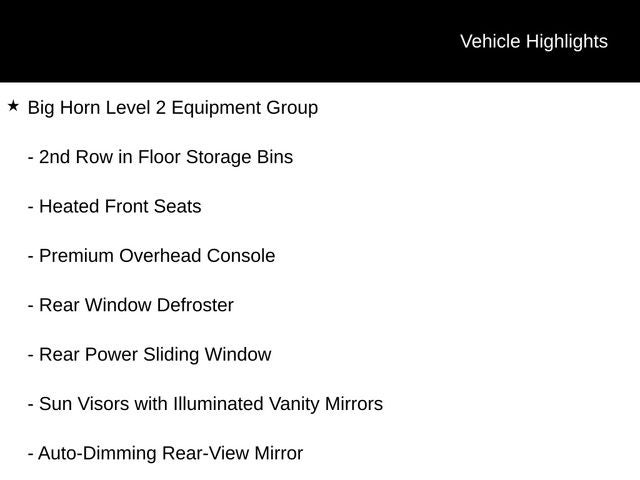 2026 RAM Ram 1500 RAM 1500 BIG HORN CREW CAB 4X4 5'7' BOX