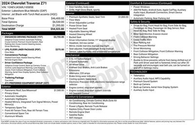 2024 Chevrolet Traverse AWD Z71