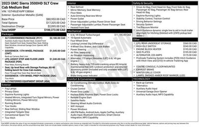 2023 GMC Sierra 3500HD SLT