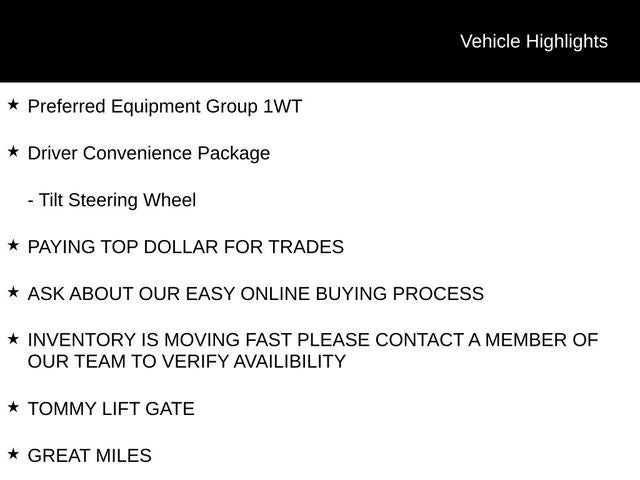 2018 Chevrolet Express Cutaway Work Van