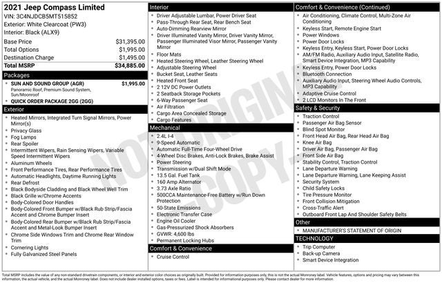 2021 Jeep Compass Limited