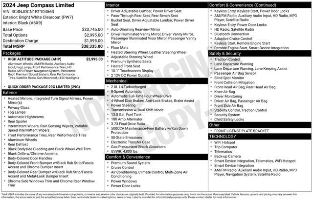 2024 Jeep Compass Limited 4x4