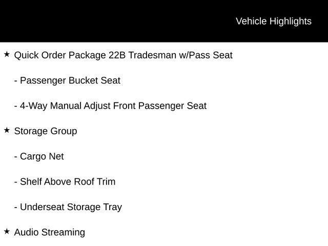 2025 RAM Ram ProMaster RAM PROMASTER 2500 TRADESMAN CARGO VAN HIGH ROOF 136' WB