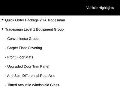 2026 RAM Ram 2500 RAM 2500 TRADESMAN REGULAR CAB 4X4 8' BOX