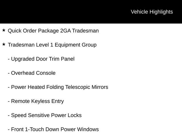 2024 RAM Ram 2500 RAM 2500 TRADESMAN REGULAR CAB 4X4 8' BOX