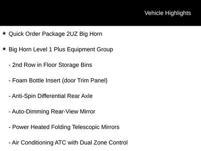 2026 RAM Ram 2500 RAM 2500 BIG HORN CREW CAB 4X4 6'4' BOX