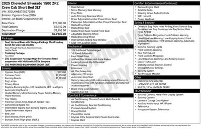 2025 Chevrolet Silverado 1500 ZR2