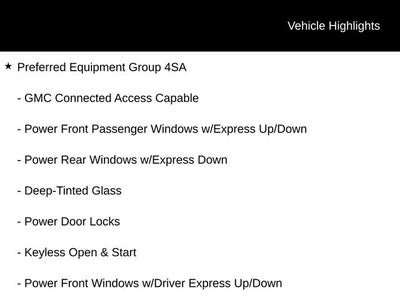 2022 GMC Sierra 1500 4WD Crew Cab Standard Box SLT